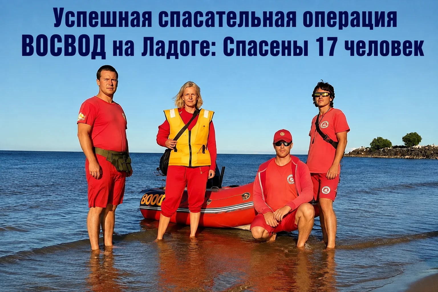 Успешная спасательная операция ВОСВОД на Ладоге: Спасены 17 человек