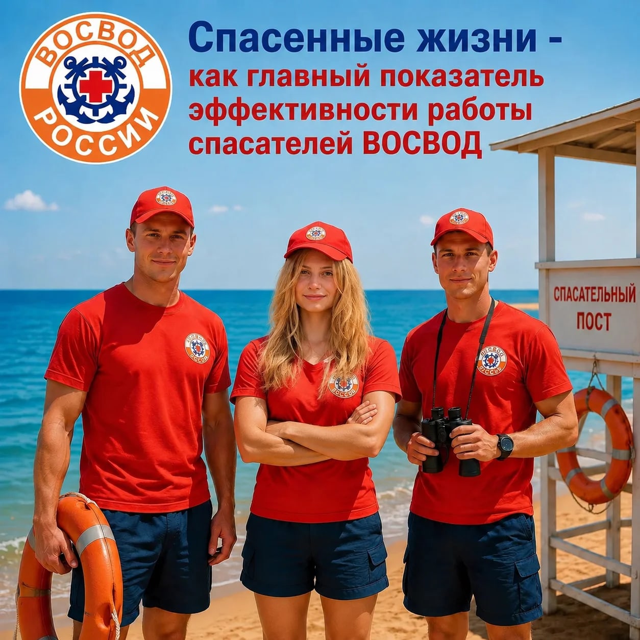 Спасенные жизни - как главный показатель эффективности работы спасателей ВОСВОД