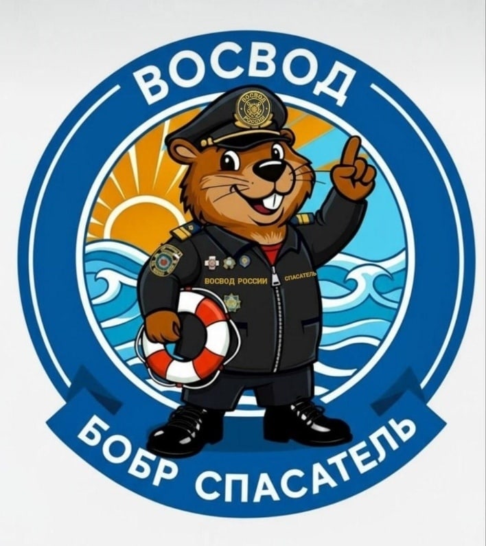 Бобр-спасатель — новый символ ВОСВОД!