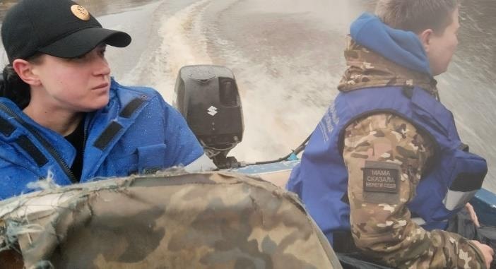 Участие специалистов и добровольцев ВОСВОД в поиске пропавшей женщины