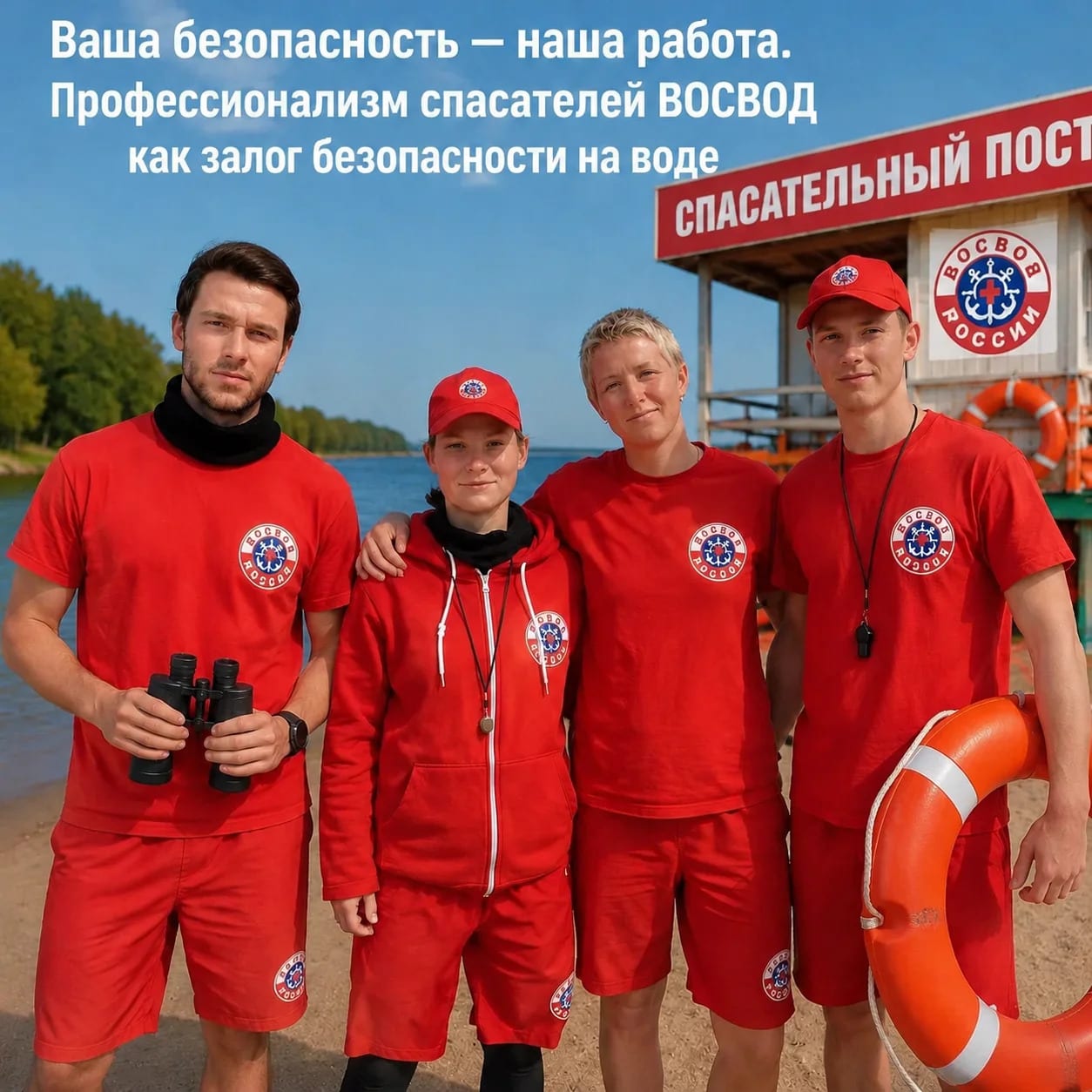 Профессионализм спасателей ВОСВОД — залог безопасности на воде
