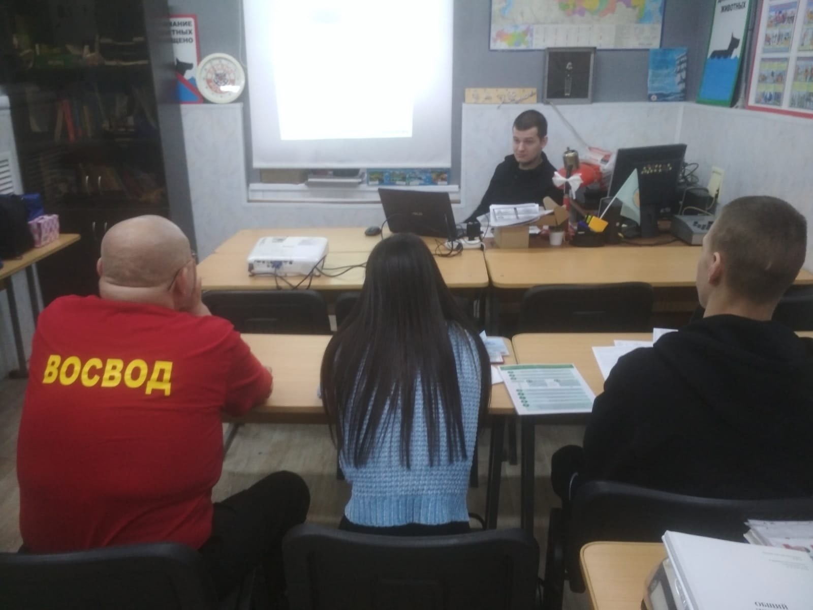 23.03.2025 в штабе СвРОООО ВОСВОД прошло занятие по Первой помощи для действующих спасателей