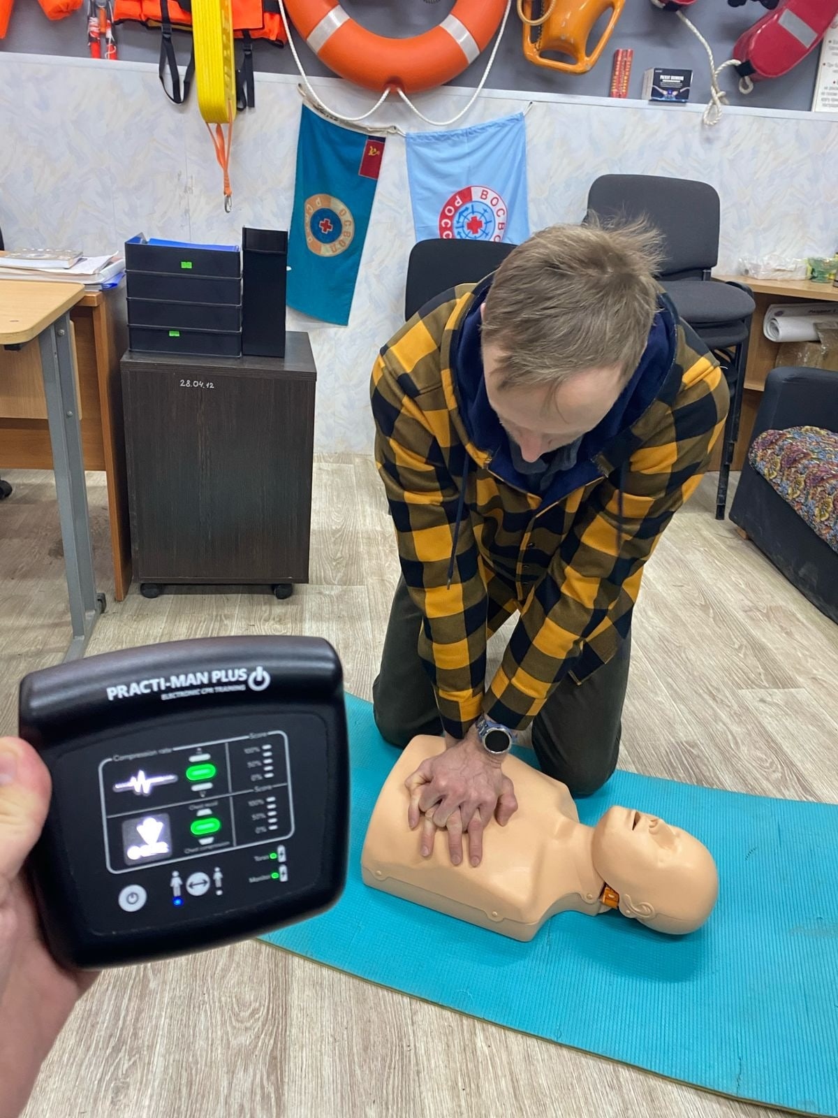 26.04.2025 года прошло практическое занятие по Первой помощи для действующих спасателей…