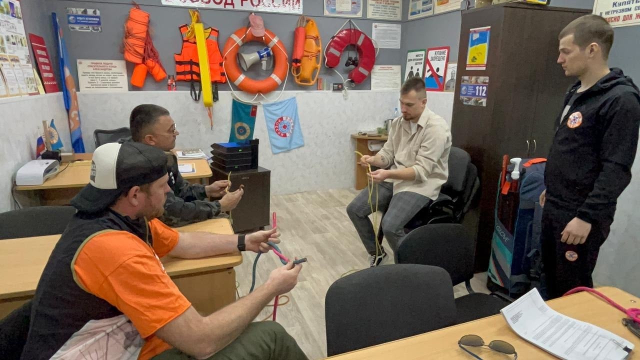 18.05.2025 года прошло практическое занятия для действующих спасателей СвРОООО ВОСВОД